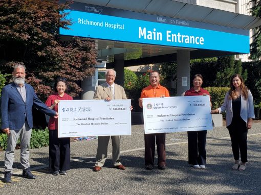 BODHI MEDITATION CREATES A PROFOUND IMPACT WITH $400,000 TO RICHMOND HOSPITAL FOUNDATION