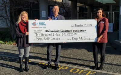 COMMUNITY PARTNERS DOUBLE THE IMPACT FOR RICHMOND HOSPITAL FOUNDATION’S MENTAL HEALTH CAMPAIGN